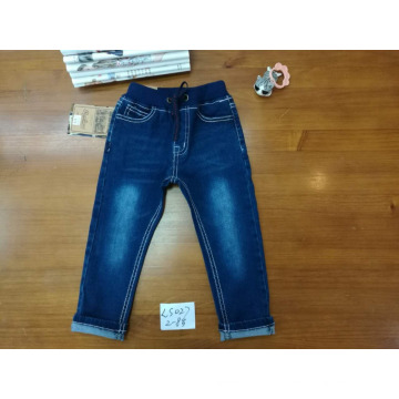 bebê moda estilo feito por encomenda criança / crianças jeans elástico cinto azul meninos jeans